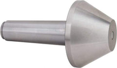 Riten - MT6 Taper Shank, 6-1/2" Head Diam Live Center - 4-5/16" Head Length, 3" Point Diam, 4-15/16" Point Len, 4,800 Lb Max Workpc, Bull Nose Point - Industrial Tool & Supply