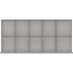 LISTA - 10-Compartment Drawer Divider Layout for 3.15" High Drawers - Industrial Tool & Supply