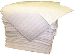 PRO-SAFE - 30 Gal Capacity per Package, Oil Only Pad - 17" Long x 15" Wide, White, Polypropylene - Industrial Tool & Supply