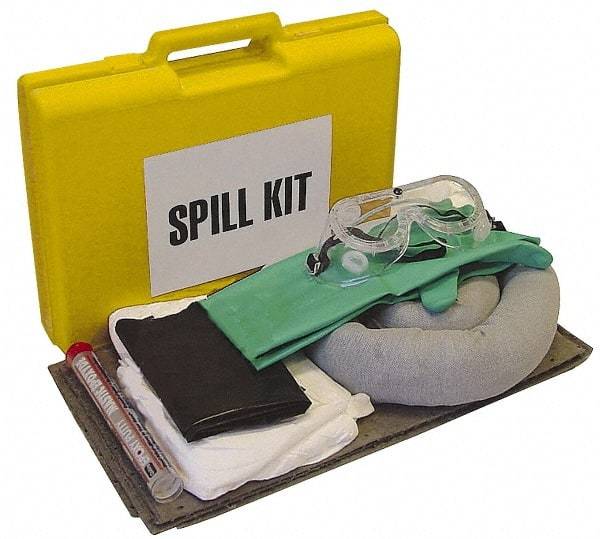 PRO-SAFE - Oil Only Spill Kit - Polypropylene Case - Industrial Tool & Supply