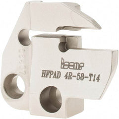 Iscar - Right Hand Cut, 4mm Insert Width, Cutoff & Grooving Support Blade for Indexables - 14mm Max Depth of Cut, 5.8mm Head Projection - Industrial Tool & Supply