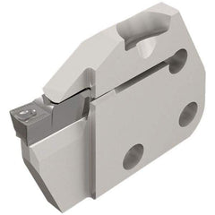 Iscar - Right Hand Cut, 5mm Insert Width, Cutoff & Grooving Support Blade for Indexables - 12mm Max Depth of Cut, 6mm Head Projection - Industrial Tool & Supply