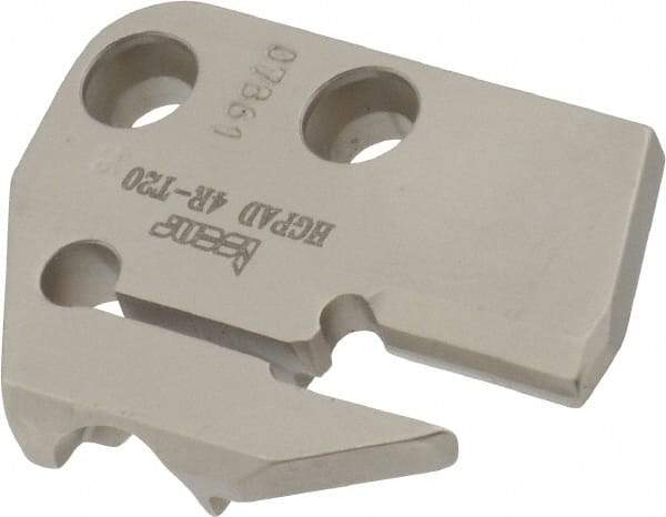 Iscar - 4 to 4.76mm Groove Width, 20mm Max Depth of Cut, Right Hand Cut, HGPAD Indexable Grooving Blade - DGN 4, GRIP 4.. Insert Style, Series Heli-Grip - Industrial Tool & Supply
