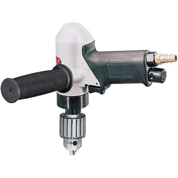 Dynabrade - 3/8" Keyed Chuck - Pistol Grip Handle, 20,000 RPM, 0.7 hp, 90 psi - Industrial Tool & Supply