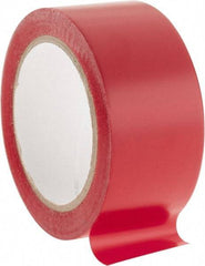 NMC - Red Solid Color Vinyl Tape - 2" Wide x 108' Long x 0.002" Thick, General Traffic - Industrial Tool & Supply