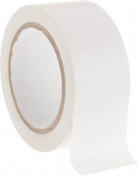 NMC - White Solid Color Vinyl Tape - 2" Wide x 108' Long x 0.002" Thick, General Traffic - Industrial Tool & Supply