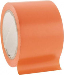 NMC - Orange Solid Color Vinyl Tape - 3" Wide x 108' Long x 0.002" Thick, General Traffic - Industrial Tool & Supply