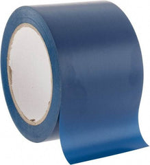 NMC - Blue Solid Color Vinyl Tape - 3" Wide x 108' Long x 0.002" Thick, General Traffic - Industrial Tool & Supply