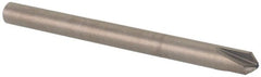 SGS - 1/8" Head Diam, 1/8" Shank Diam, 3 Flute 90° Solid Carbide Countersink - Industrial Tool & Supply