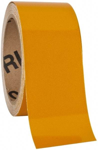 NMC - Yellow Solid Color Vinyl Tape - 2" Wide x 30' Long x 0.002" Thick, General Traffic - Industrial Tool & Supply