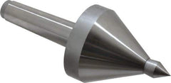 Riten - MT4 Taper Shank, 3-1/2" Head Diam 1,165 Lb Capacity Live Center - 3,500 Max RPM, 3-7/8" Head Length, 3/4" Point Diam, 1-1/8" Point Len, 1,165 Lb Max Workpc, 3-7/8" OAL, Pipe Nose Point - Industrial Tool & Supply