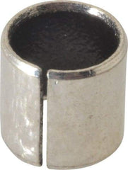 TriStar - 5/16" Inside x 3/8" Outside Diam, Steel/PTFE Sleeve Bearing - 3/8" OAL - Industrial Tool & Supply