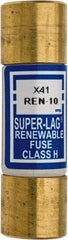 Cooper Bussmann - 250 VAC, 10 Amp, Time Delay Renewable Fuse - Fuse Holder Mount, 50.8mm OAL, 10 (RMS) kA Rating, 9/16" Diam - Industrial Tool & Supply