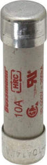 Cooper Bussmann - 500 VAC, 10 Amp, Fast-Acting Semiconductor/High Speed Fuse - 50.8mm OAL, 200 (RMS), 50 at DC kA Rating, 9/16" Diam - Industrial Tool & Supply