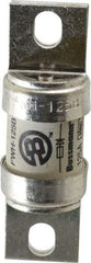 Cooper Bussmann - 500 VAC/VDC, 125 Amp, Fast-Acting Semiconductor/High Speed Fuse - Bolt-on Mount, 3-5/8" OAL, 200 (RMS Symmetrical), 50 at DC kA Rating, 1-5/32" Diam - Industrial Tool & Supply