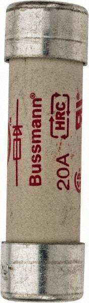 Cooper Bussmann - 500 VAC, 20 Amp, Fast-Acting Semiconductor/High Speed Fuse - 50.8mm OAL, 200 (RMS), 50 at DC kA Rating, 9/16" Diam - Industrial Tool & Supply