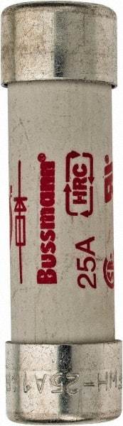Cooper Bussmann - 500 VAC, 25 Amp, Fast-Acting Semiconductor/High Speed Fuse - 50.8mm OAL, 200 (RMS), 50 at DC kA Rating, 9/16" Diam - Industrial Tool & Supply