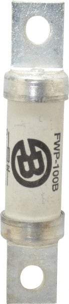 Cooper Bussmann - 700 VAC/VDC, 100 Amp, Fast-Acting Semiconductor/High Speed Fuse - Stud Mount Mount, 4-3/8" OAL, 200 (RMS), 50 at DC kA Rating, 0.947" Diam - Industrial Tool & Supply