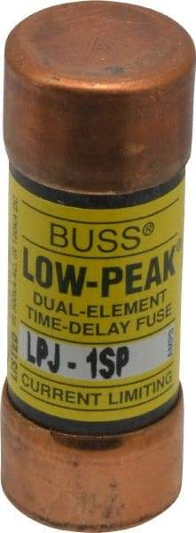 Cooper Bussmann - 300 VDC, 600 VAC, 1 Amp, Time Delay General Purpose Fuse - Fuse Holder Mount, 2-1/4" OAL, 100 at DC, 300 at AC (RMS) kA Rating, 13/16" Diam - Industrial Tool & Supply