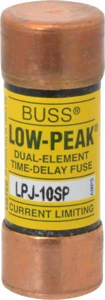 Cooper Bussmann - 300 VDC, 600 VAC, 10 Amp, Time Delay General Purpose Fuse - Fuse Holder Mount, 2-1/4" OAL, 100 at DC, 300 at AC (RMS) kA Rating, 13/16" Diam - Industrial Tool & Supply