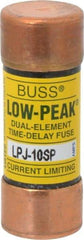 Cooper Bussmann - 300 VDC, 600 VAC, 10 Amp, Time Delay General Purpose Fuse - Fuse Holder Mount, 2-1/4" OAL, 100 at DC, 300 at AC (RMS) kA Rating, 13/16" Diam - Industrial Tool & Supply