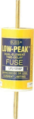 Cooper Bussmann - 300 VDC, 600 VAC, 125 Amp, Time Delay General Purpose Fuse - Bolt-on Mount, 5-3/4" OAL, 100 at DC, 300 at AC (RMS) kA Rating, 1-5/8" Diam - Industrial Tool & Supply