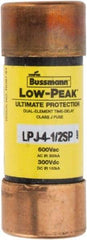 Cooper Bussmann - 300 VDC, 600 VAC, 4.5 Amp, Time Delay General Purpose Fuse - Fuse Holder Mount, 2-1/4" OAL, 100 at DC, 300 at AC (RMS) kA Rating, 13/16" Diam - Industrial Tool & Supply