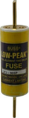 Cooper Bussmann - 300 VDC, 600 VAC, 90 Amp, Time Delay General Purpose Fuse - Bolt-on Mount, 4-5/8" OAL, 100 at DC, 300 at AC (RMS) kA Rating, 1-1/8" Diam - Industrial Tool & Supply