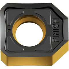 Walter - XNGX1205 F67 Grade WXM15 Carbide Milling Insert - TiAlN/TiN Finish, 0.237" Thick, 1/2" Inscribed Circle - Industrial Tool & Supply