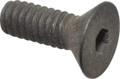 Holo-Krome - #5-40 UNC Hex Socket Drive, 82° Flat Screw - Alloy Steel, Black Oxide Finish, Fully Threaded, 3/8" OAL - Industrial Tool & Supply