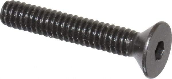 Holo-Krome - #5-40 UNC Hex Socket Drive, 82° Flat Screw - Alloy Steel, Black Oxide Finish, Fully Threaded, 3/4" OAL - Industrial Tool & Supply