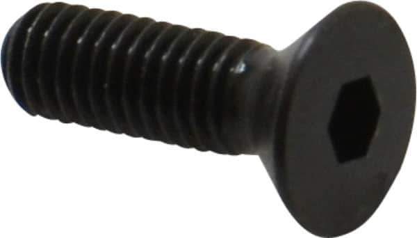 Holo-Krome - #10-32 UNF Hex Socket Drive, 82° Flat Screw - Alloy Steel, Black Oxide Finish, Fully Threaded, 5/8" OAL - Industrial Tool & Supply