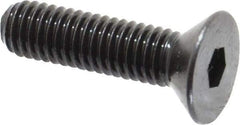 Holo-Krome - #10-32 UNF Hex Socket Drive, 82° Flat Screw - Alloy Steel, Black Oxide Finish, Fully Threaded, 3/4" OAL - Industrial Tool & Supply