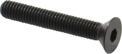 Holo-Krome - #10-32 UNF Hex Socket Drive, 82° Flat Screw - Alloy Steel, Black Oxide Finish, Fully Threaded, 1-1/4" OAL - Industrial Tool & Supply