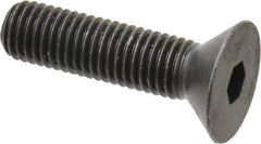 Holo-Krome - 1/4-28 UNF Hex Socket Drive, 82° Flat Screw - Alloy Steel, Black Oxide Finish, Fully Threaded, 1" OAL - Industrial Tool & Supply