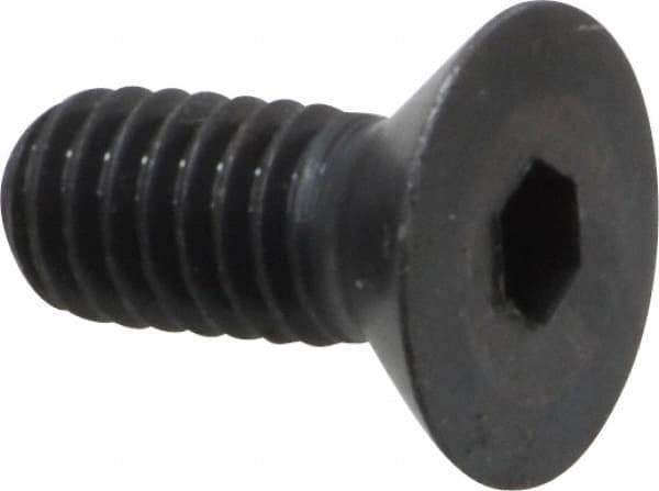 Holo-Krome - 5/16-18 UNC Hex Socket Drive, 82° Flat Screw - Alloy Steel, Black Oxide Finish, Fully Threaded, 3/4" OAL - Industrial Tool & Supply