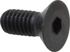 Holo-Krome - 5/16-18 UNC Hex Socket Drive, 82° Flat Screw - Alloy Steel, Black Oxide Finish, Fully Threaded, 3/4" OAL - Industrial Tool & Supply