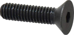 Holo-Krome - 5/16-18 UNC Hex Socket Drive, 82° Flat Screw - Alloy Steel, Black Oxide Finish, Fully Threaded, 1-1/4" OAL - Industrial Tool & Supply