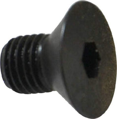 Holo-Krome - 5/16-24 UNF Hex Socket Drive, 82° Flat Screw - Alloy Steel, Black Oxide Finish, Fully Threaded, 1/2" OAL - Industrial Tool & Supply