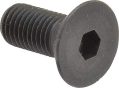 Holo-Krome - 5/16-24 UNF Hex Socket Drive, 82° Flat Screw - Alloy Steel, Black Oxide Finish, Fully Threaded, 3/4" OAL - Industrial Tool & Supply
