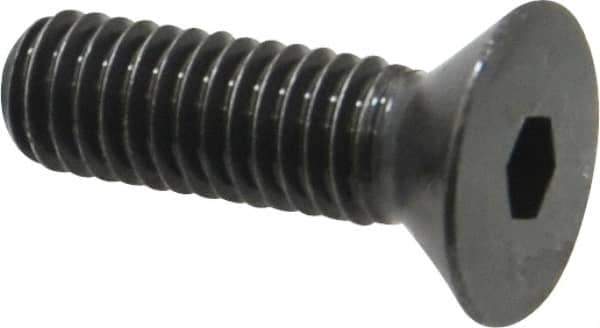 Holo-Krome - 3/8-16 UNC Hex Socket Drive, 82° Flat Screw - Alloy Steel, Black Oxide Finish, Fully Threaded, 1-1/4" OAL - Industrial Tool & Supply
