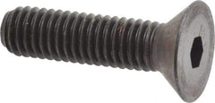 Holo-Krome - 3/8-16 UNC Hex Socket Drive, 82° Flat Screw - Alloy Steel, Black Oxide Finish, Fully Threaded, 1-1/2" OAL - Industrial Tool & Supply