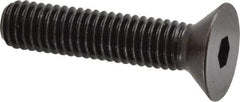 Holo-Krome - 3/8-16 UNC Hex Socket Drive, 82° Flat Screw - Alloy Steel, Black Oxide Finish, Fully Threaded, 1-3/4" OAL - Industrial Tool & Supply