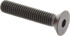 Holo-Krome - 3/8-16 UNC Hex Socket Drive, 82° Flat Screw - Alloy Steel, Black Oxide Finish, Fully Threaded, 2" OAL - Industrial Tool & Supply
