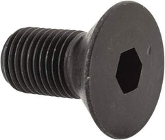 Holo-Krome - 3/8-24 UNF Hex Socket Drive, 82° Flat Screw - Alloy Steel, Black Oxide Finish, Fully Threaded, 3/4" OAL - Industrial Tool & Supply