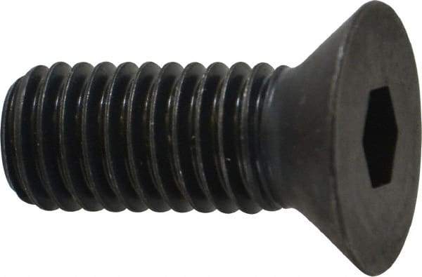 Holo-Krome - 1/2-13 UNC Hex Socket Drive, 82° Flat Screw - Alloy Steel, Black Oxide Finish, Fully Threaded, 1-1/4" OAL - Industrial Tool & Supply