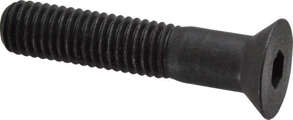 Holo-Krome - 1/2-13 UNC Hex Socket Drive, 82° Flat Screw - Alloy Steel, Black Oxide Finish, Partially Threaded, 2-1/2" OAL - Industrial Tool & Supply