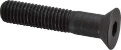 Holo-Krome - 1/2-13 UNC Hex Socket Drive, 82° Flat Screw - Alloy Steel, Black Oxide Finish, Partially Threaded, 2-1/2" OAL - Industrial Tool & Supply