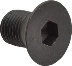 Holo-Krome - 1/2-20 UNF Hex Socket Drive, 82° Flat Screw - Alloy Steel, Black Oxide Finish, Fully Threaded, 3/4" OAL - Industrial Tool & Supply
