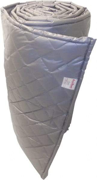Singer Safety - 25' Long x 48" Wide, Fiberglass Roll - ASTM E-84 Specification, Metallic Gray - Industrial Tool & Supply